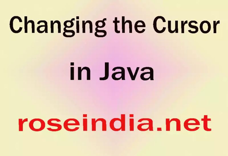 How To Set Custom Image Cursor In Java Java Demos - Download Elegant Nature Image | Retina