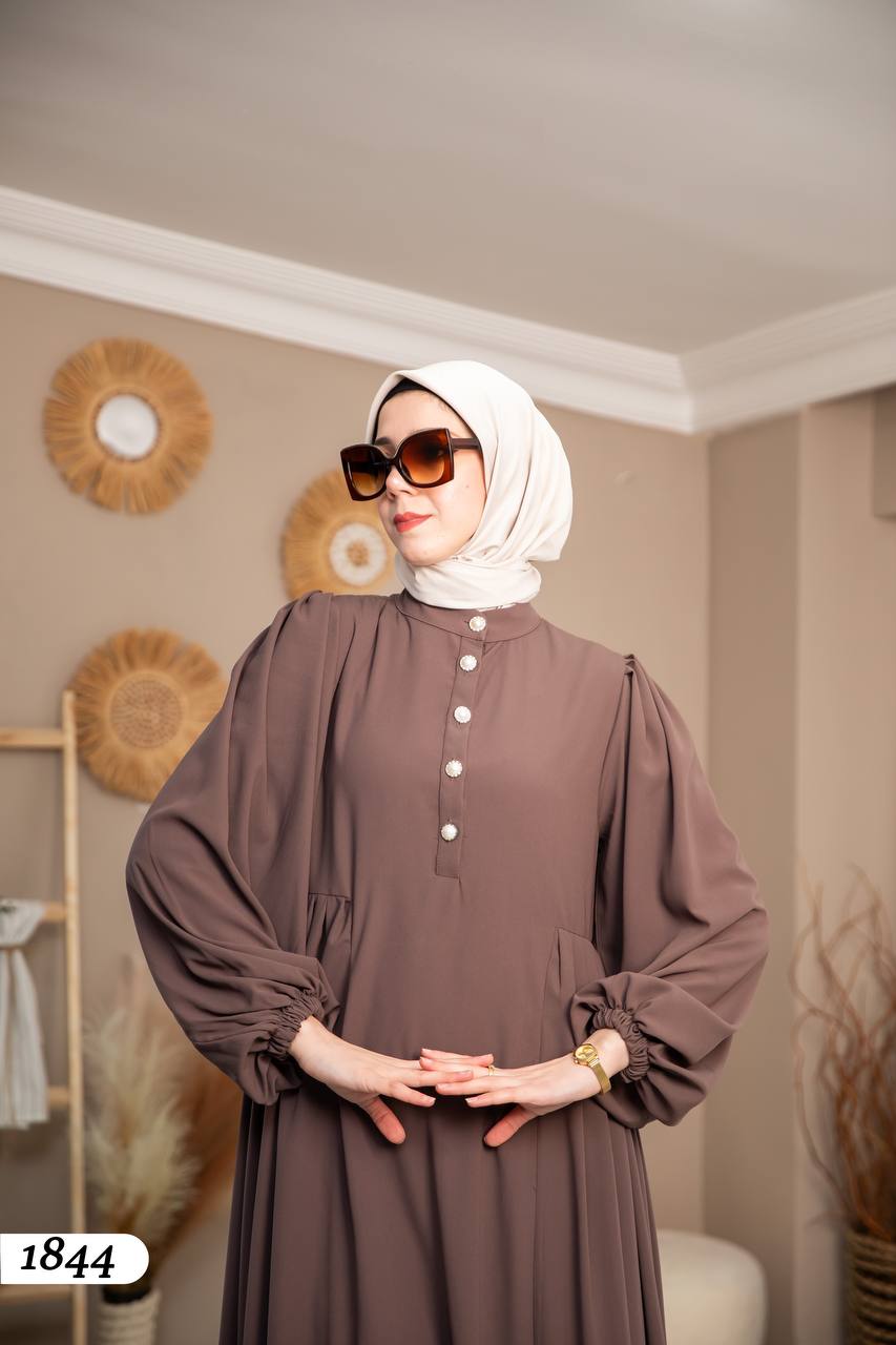 فستان نيل كريب صيفي2025
