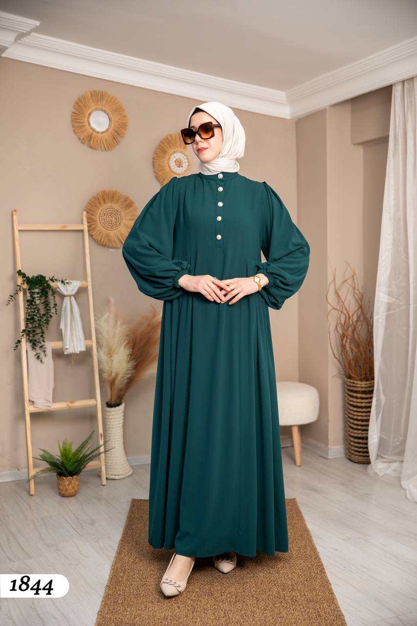 فستان نيل كريب صيفي2025