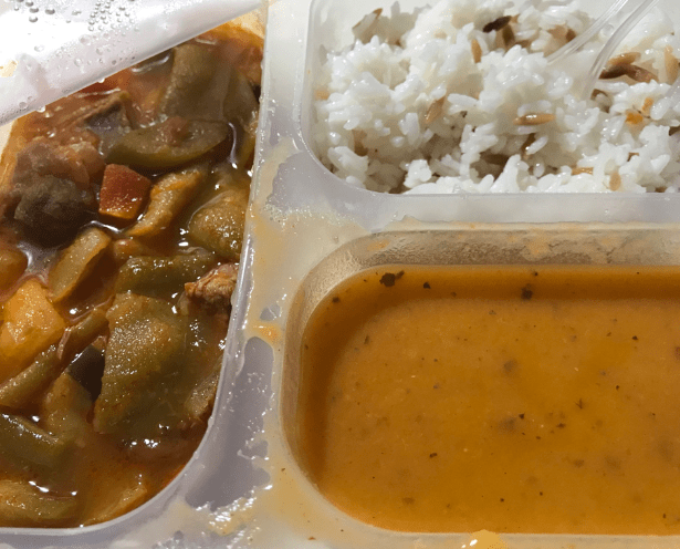 Quarantine dinner with Rice