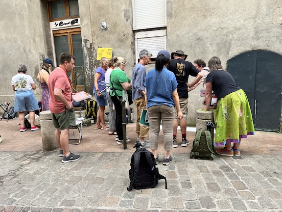 Richard Briggs workshop at the Toulouse Urban Sketcher's Symposium