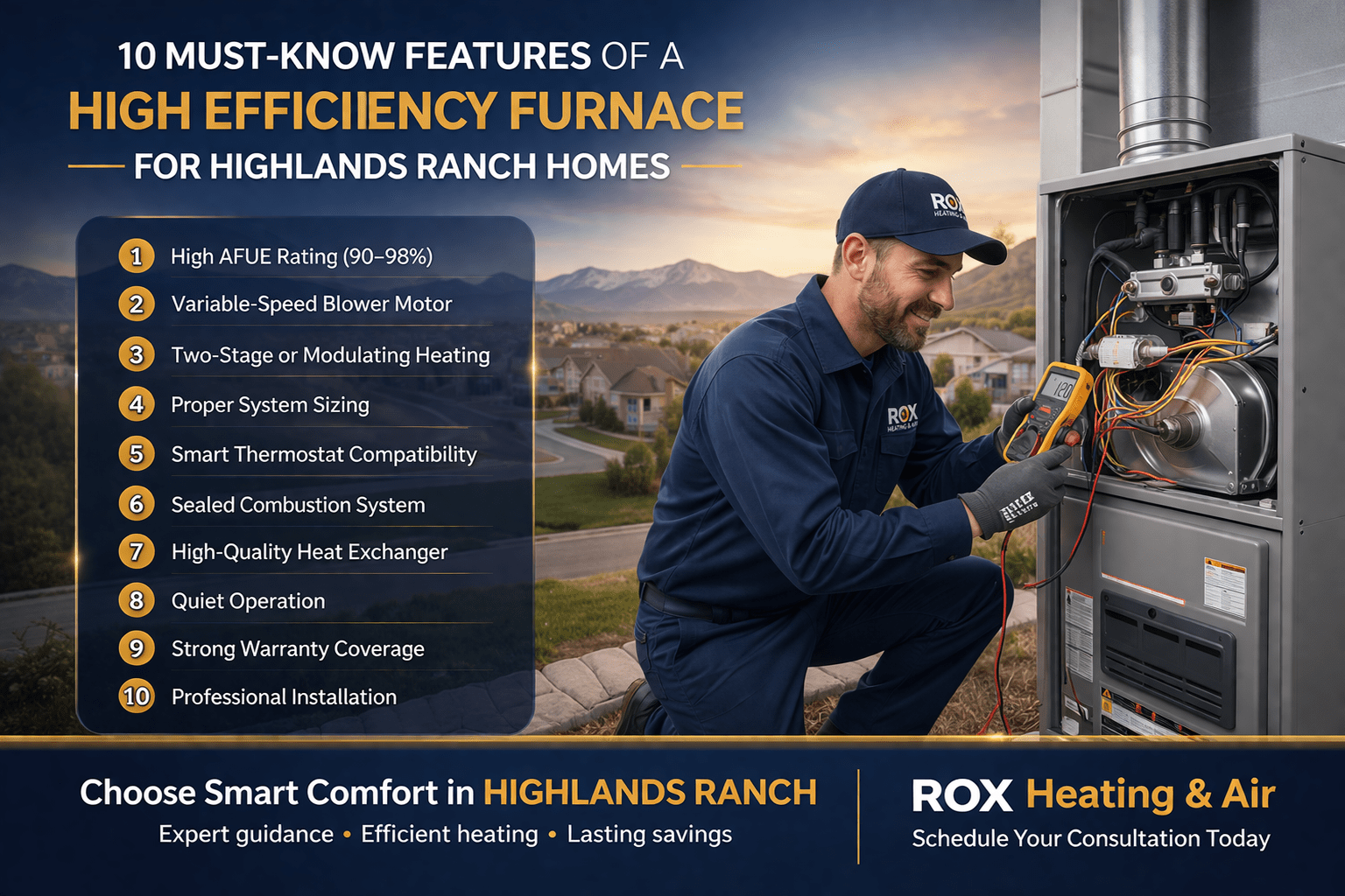 High Efficiency Furnace Highlands Ranch
