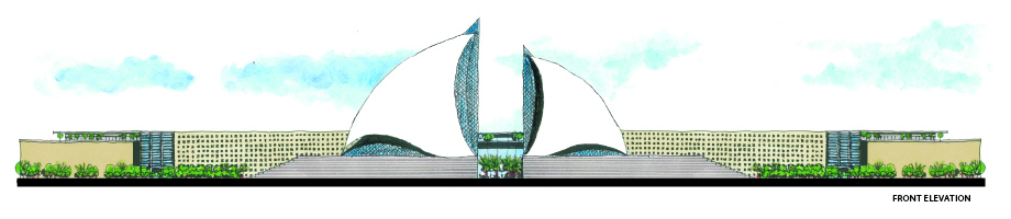 RTAE's iconic proposal for the Ajman Chamber of Commerce and Industry complex