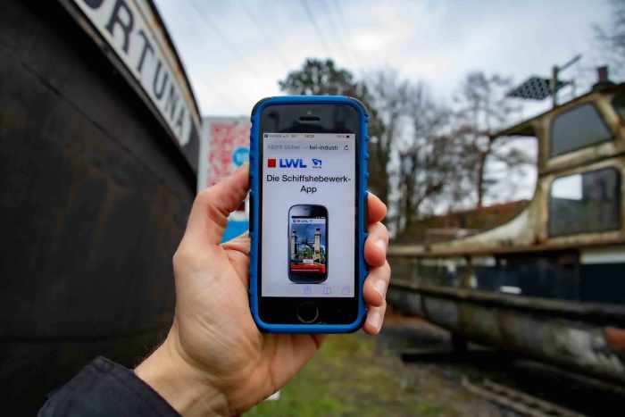 Mit der App unterwegs