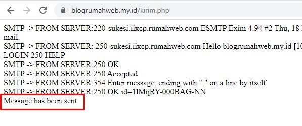 Script Php Smtp Untuk Pengiriman Email Dari Website 1 minCara Kirim Email dengan PHP Mail dan PHPMailerhttpswwwhostingercoidtutorialcara-kirim-email-dengan-php03052017Cara Kirim Email dengan PHP mail Fungsi PHP mail ditujukan untuk invoke program Sendmail Program ini biasanya dikonfigurasi oleh administrator sistem sehingga Anda dapat mengirim email Agar fungsi ini dapat digunakan Anda harus memastikan kalau provider hosting Anda memperbolehkan pengaturan layanan Sendmail secara manualOdhadovan as ten.