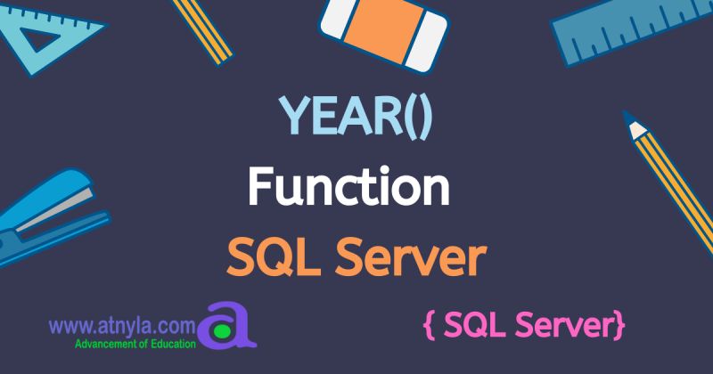 Sql Server Year Function - Modern Space Background - Desktop