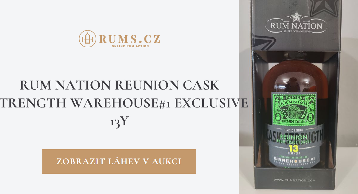 Rum Nation Reunion Cask Strength Warehouse 1 Exclusive 13y Rums Cz