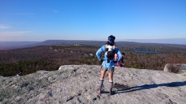 Me devoured the scenic view from the top of the Castle Point