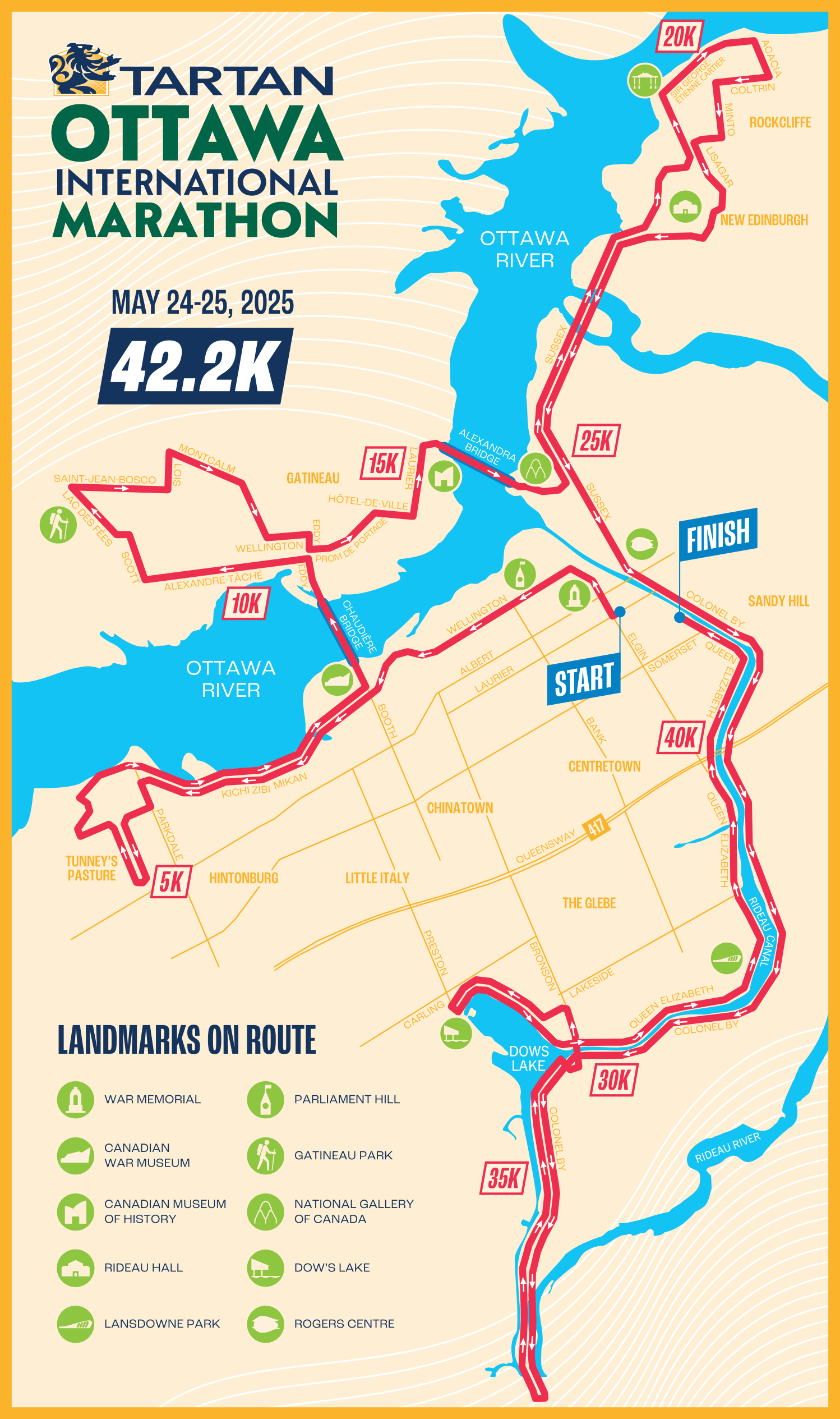 Ottawa Marathon 2026 Date Start Time Location Route Map Prize 2025 Marathon Map En 