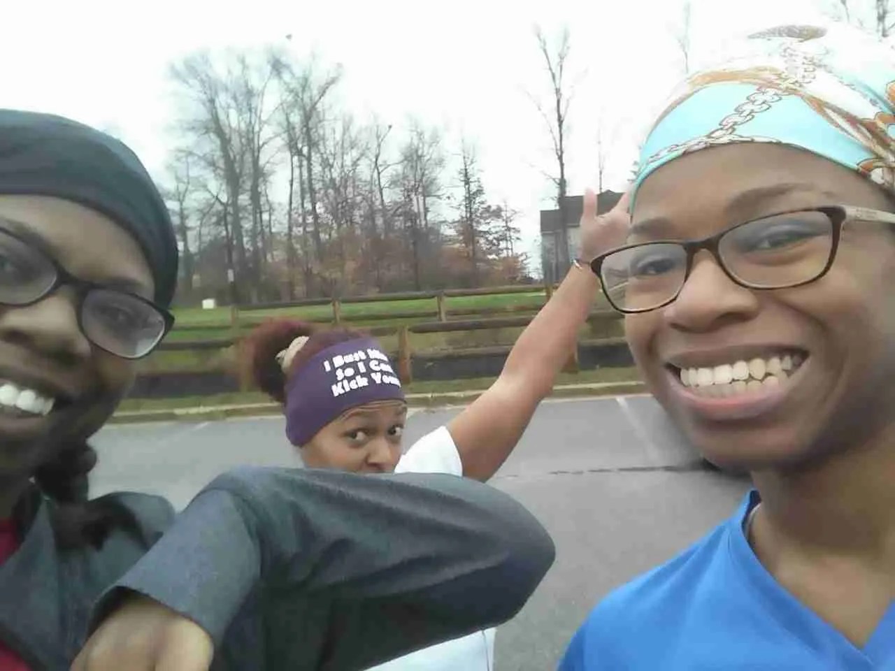 Post-run joy!