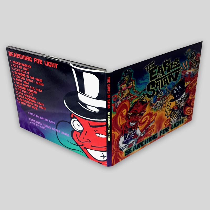 4 Panel Digipak with Printed CDs - CD Digipak with Booklet