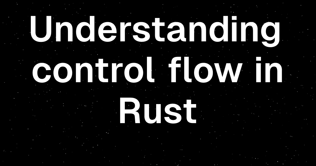 Control flow