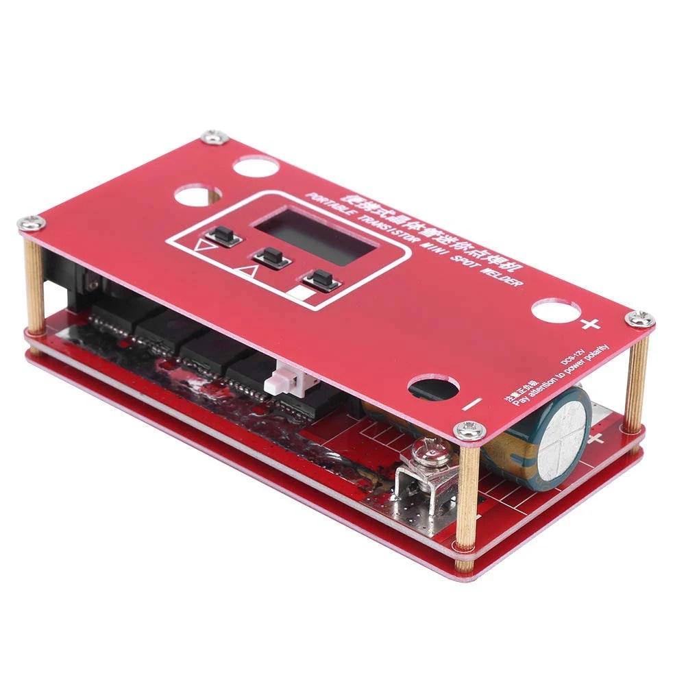 12V Mini Spot Welding Machine-3 12V Mini Spot Welding Machine Automatic Control 10AWG Multiwire Portable Transistor 18650 Lithium Battery Spot Welder - Image 2
