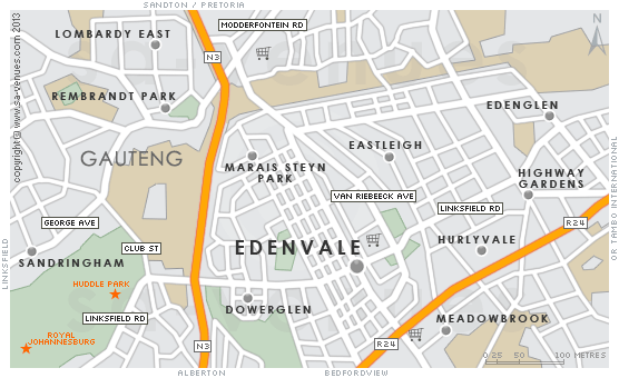 Edenvale Map Gau.