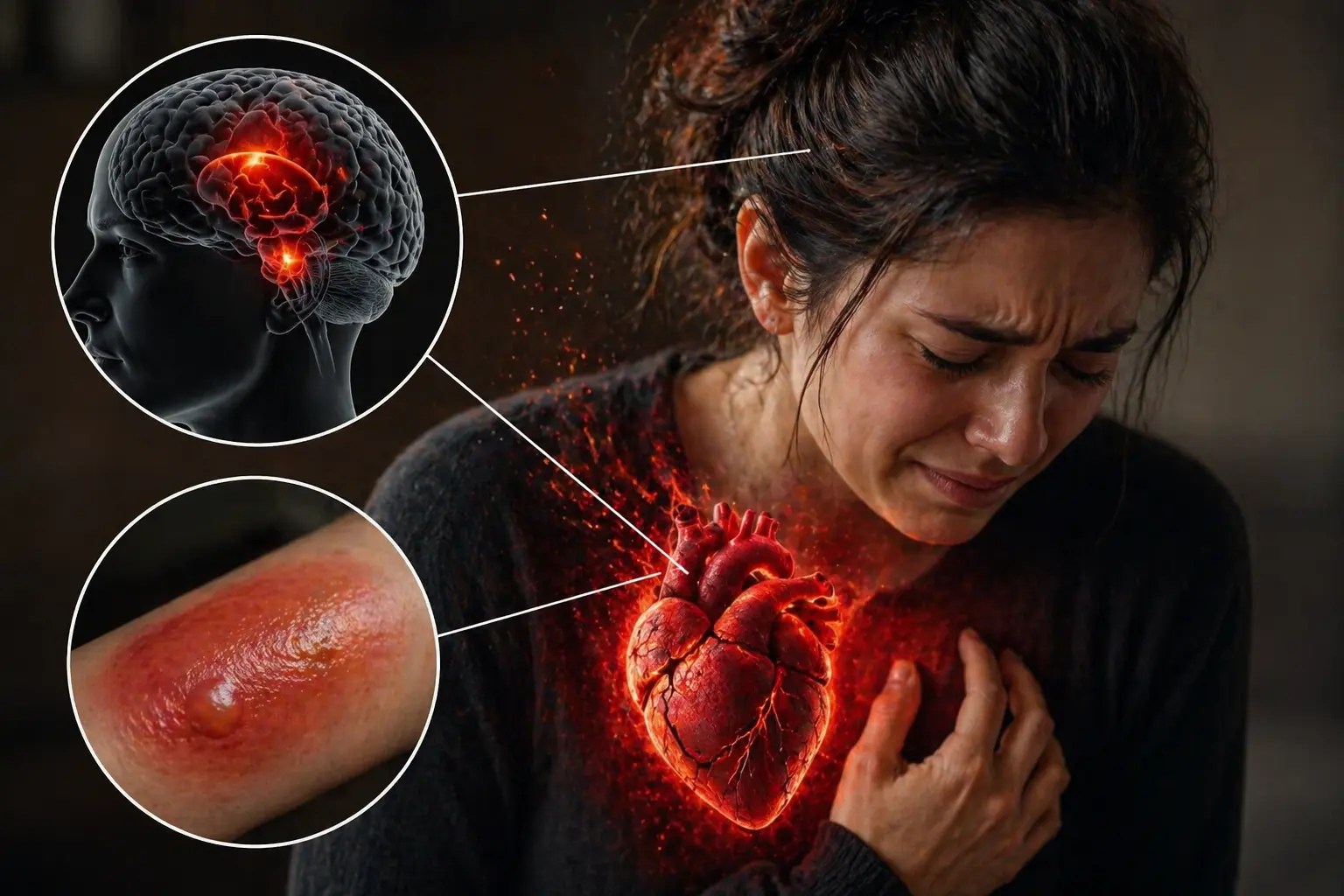 Ilustración de un corazón roto con una venda, simbolizando el dolor emocional de una decepción amorosa.