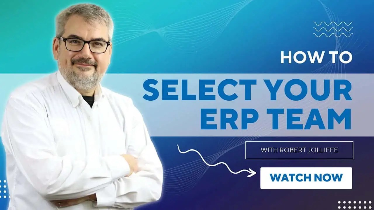 how to select your erp team