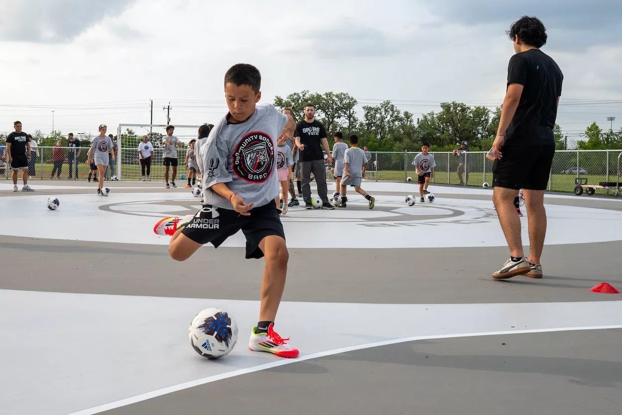 San Antonio FC-themed futsal court opens at Bonnie Conner Park San Antonio FC-themed futsal court opens at Bonnie Conner Park