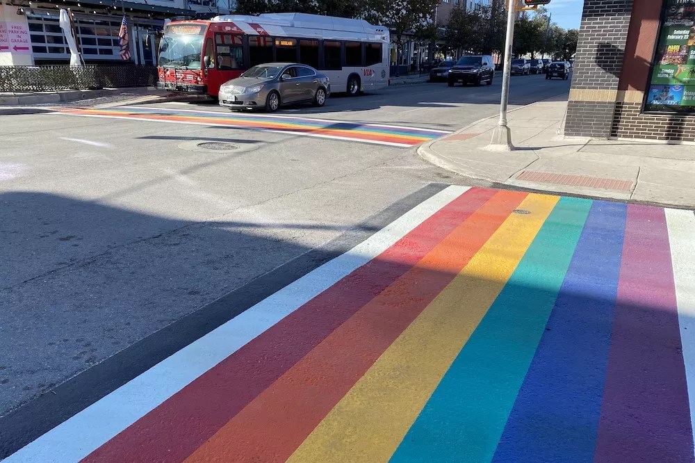Texas Gov. Greg Abbott threatens to cut funding to cities with rainbow crosswalks