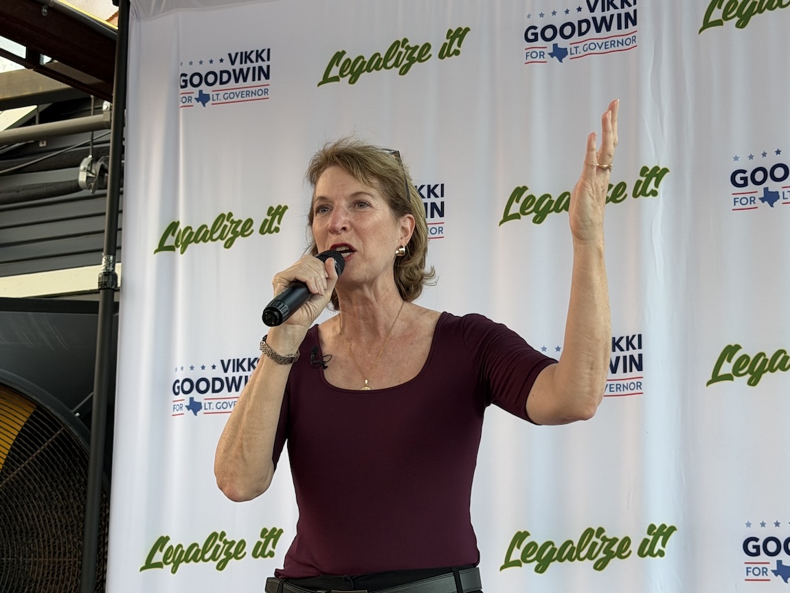 sacurrent.com - Michael Karlis - Democrat Vikki Goodwin rallies in support of recreational cannabis in San Antonio