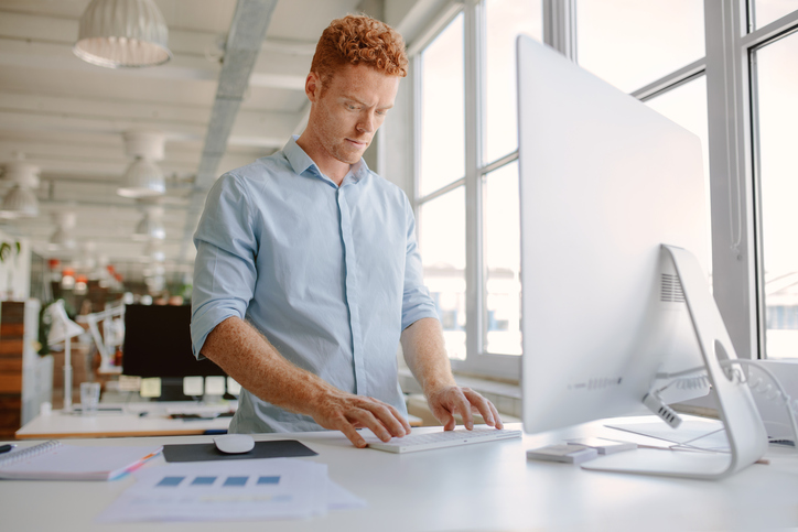 Ergonomic office desk