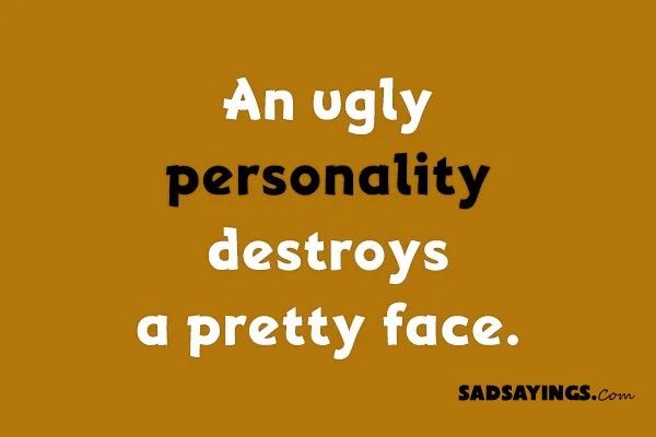 3285 You Re Ugly You Have No Personality Humorous Saying Sign Magnet - Premium Geometric Art Gallery - 4K