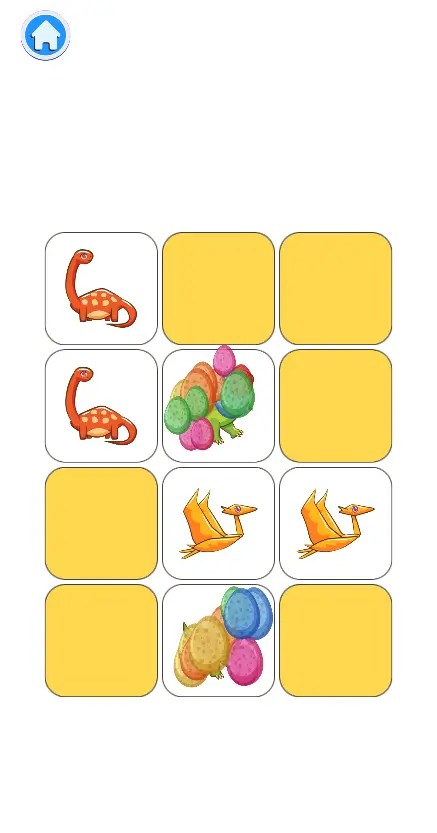 Dino's Memory Game for Kids Screenshot 2