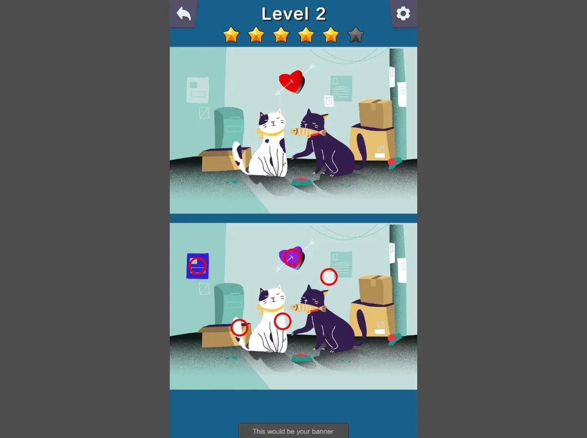 Find Differences Complete Game Template Screenshot 3