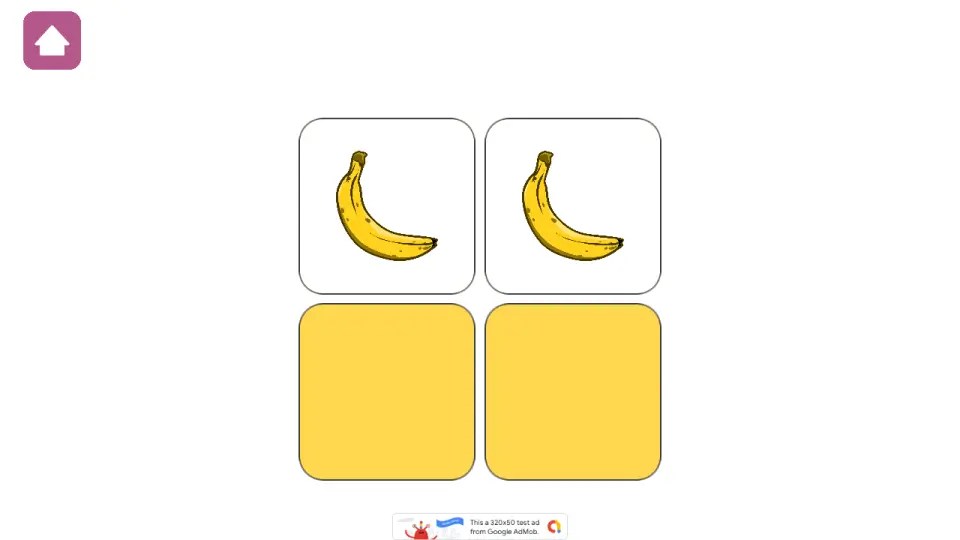 Simple Memory Game Template Screenshot 2