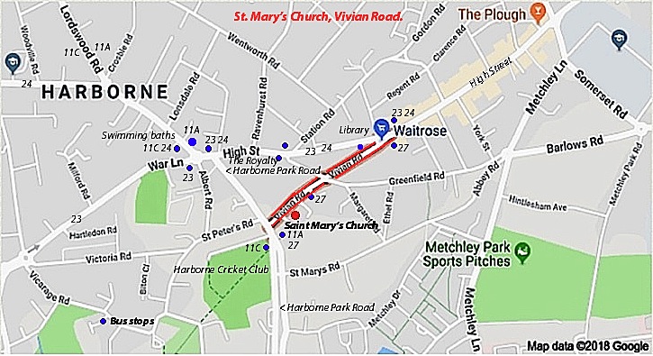 Saint Mary S Church Harborne Location And Boundary Maps LocationMap 