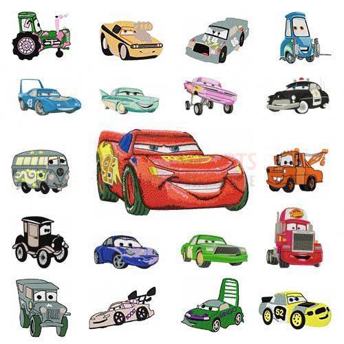 Designs are available in any format. Free Machine Embroidery Designs Disney Cars 64 Pcs Sai Thread Arts