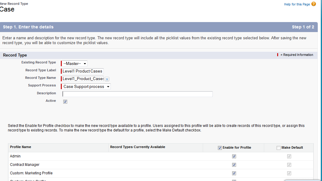 Page Layouts And Record Types In Salesforce Practice SFDC