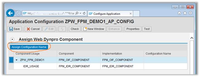 SAP FPM Application Configuration