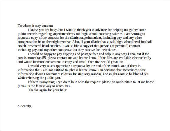 101 Sample Request Letters Writing Letters Formats Examples