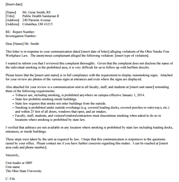 11 Response Letter Samples Writing Letters Formats Examples