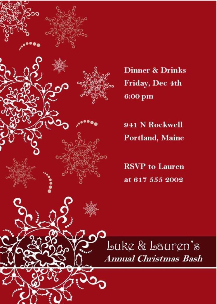How to pull off an unforgettable holiday proposal. Proposal For Christmas Party Template : Elegant Christmas Party Invitation Template ...