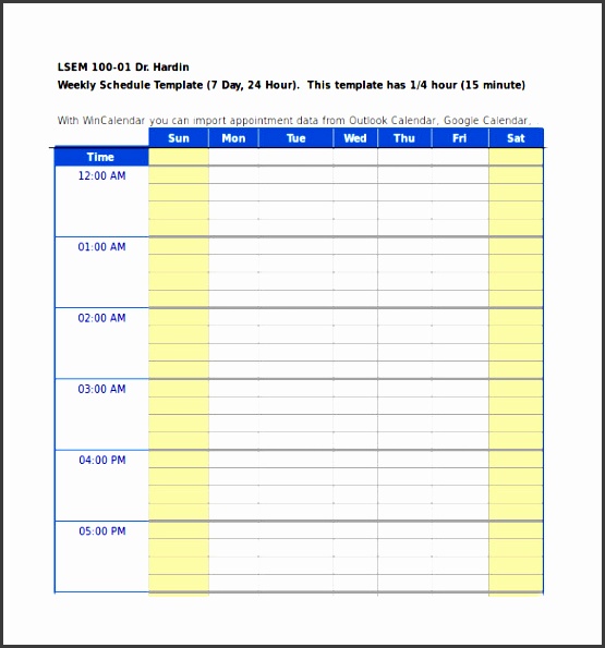 6 daily work schedule format sampletemplatess sampletemplatess