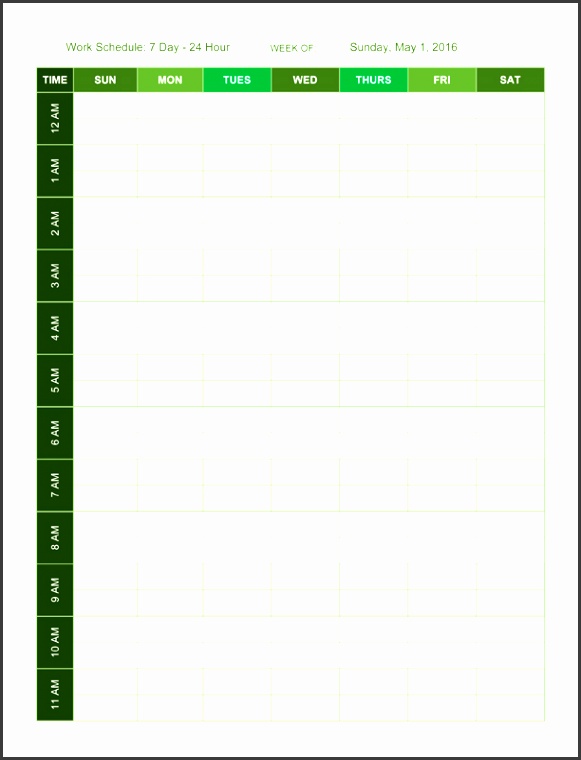 11 seven days planner template sampletemplatess