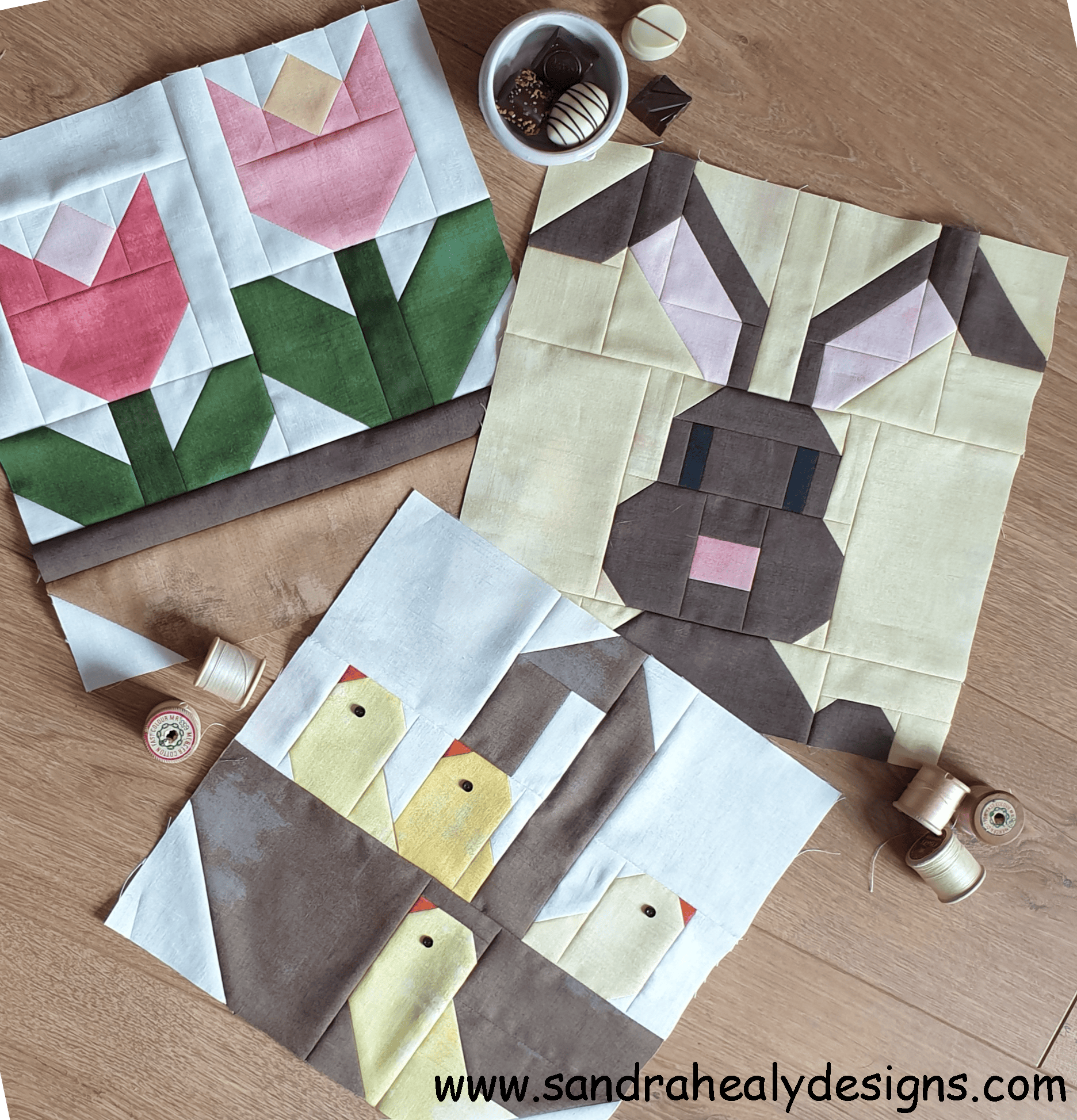 Chicks Quilt Block - Sandra Healy Designs Quilt Pattern Designer