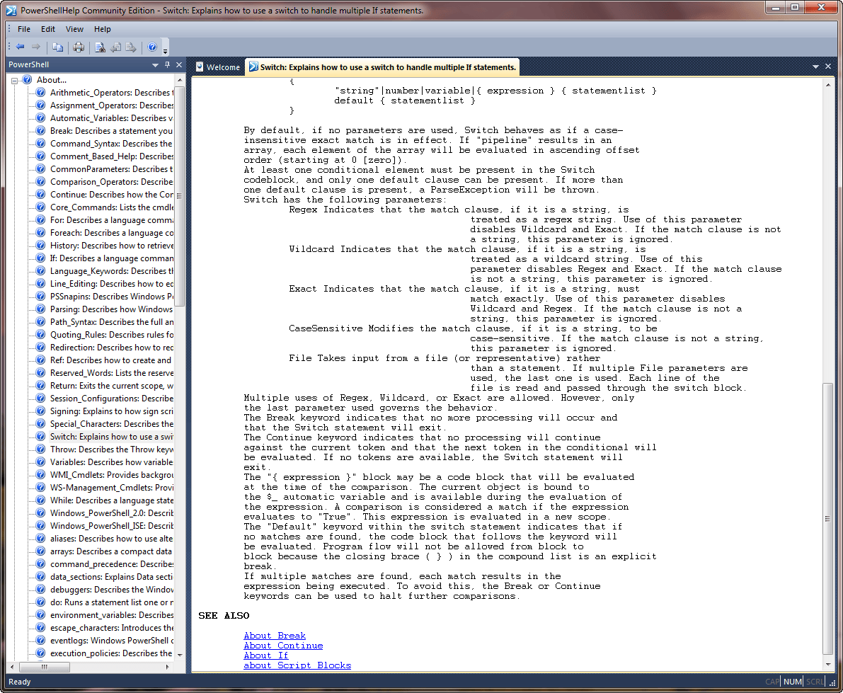 Help File Powershell Powershell Help 2.0 Community Edition - SAPIEN Blog