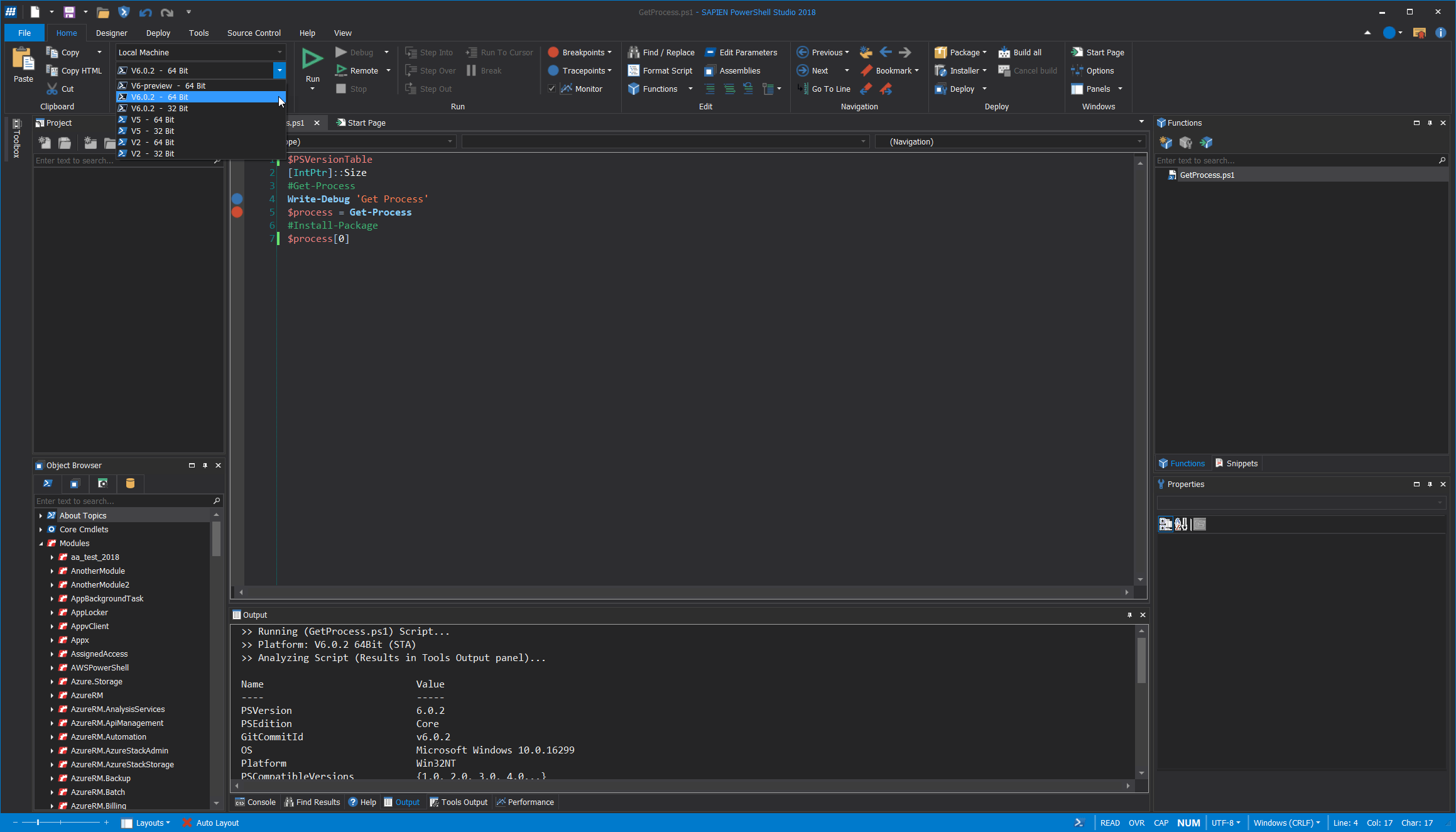 PowerShell Studio 2018: Service Release v5.5.154 and PSCore Support ...