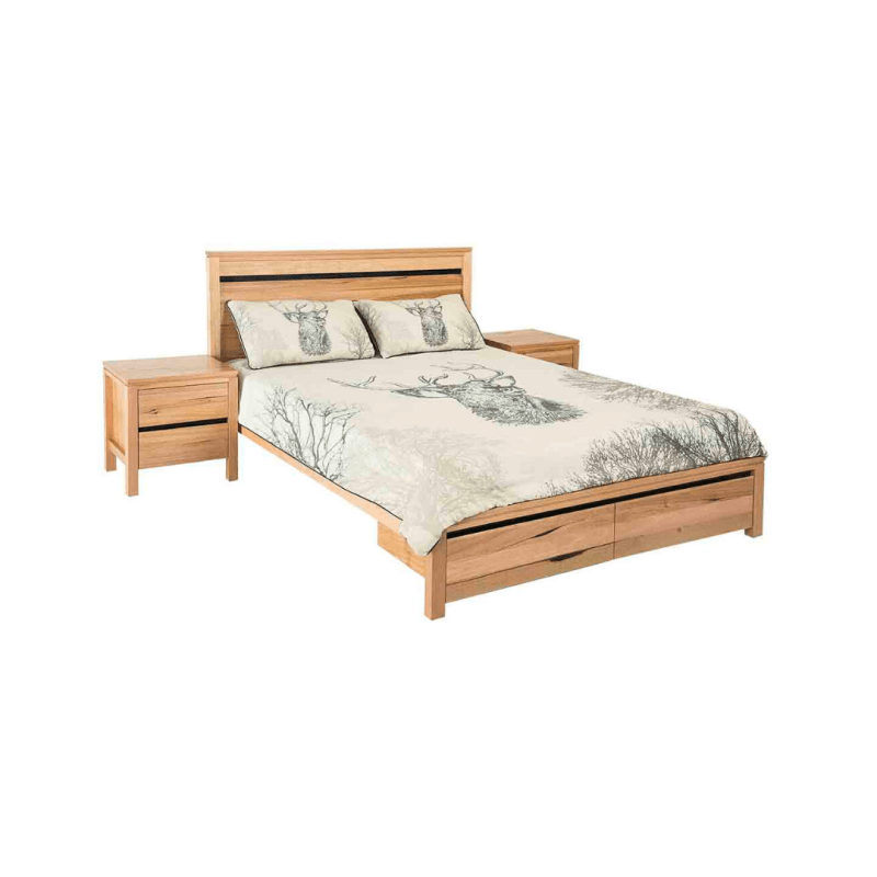 CHATSWOOD 3 Piece Queen and King Bedroom Package in Tas Oak