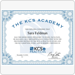 Certification: KCS
