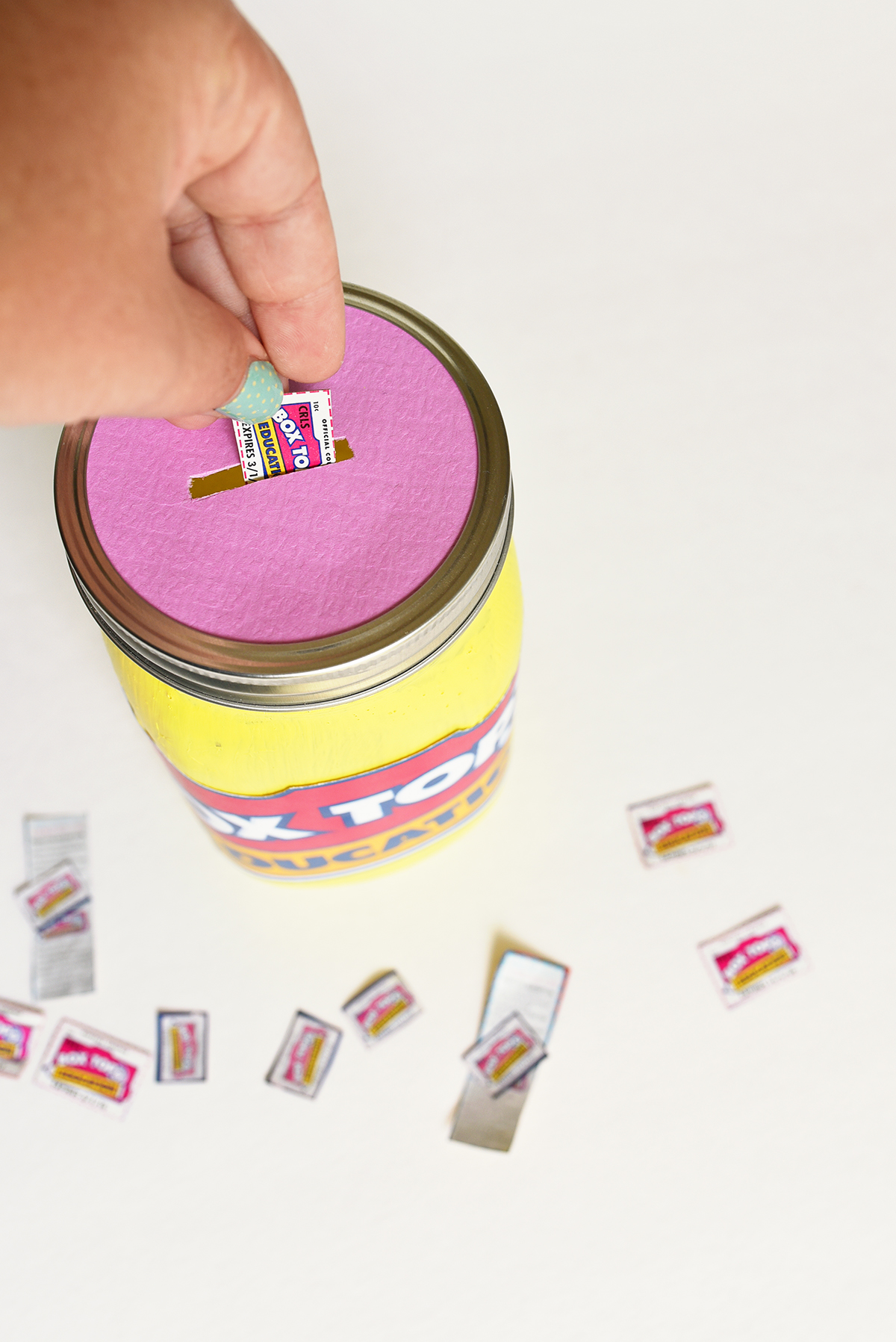 Box Tops Collection Jar - Sarah Halstead