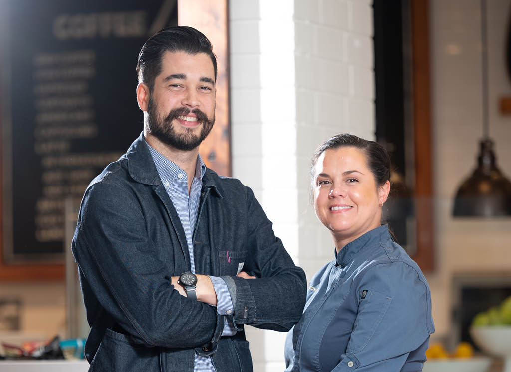 Chef Kaytlin Dangaran, Executive Chef, Bistro at Sarasota Art Museum of Ringling College and John Dangaran, Cafe Operations Manager