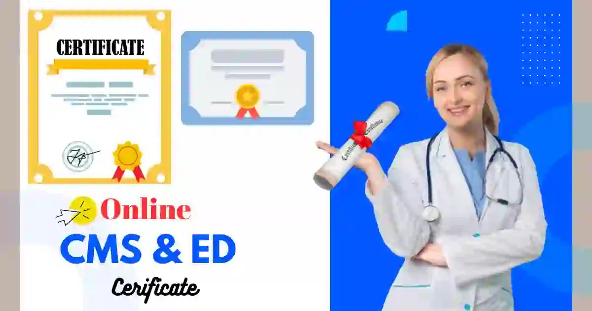 cms ed online certificate