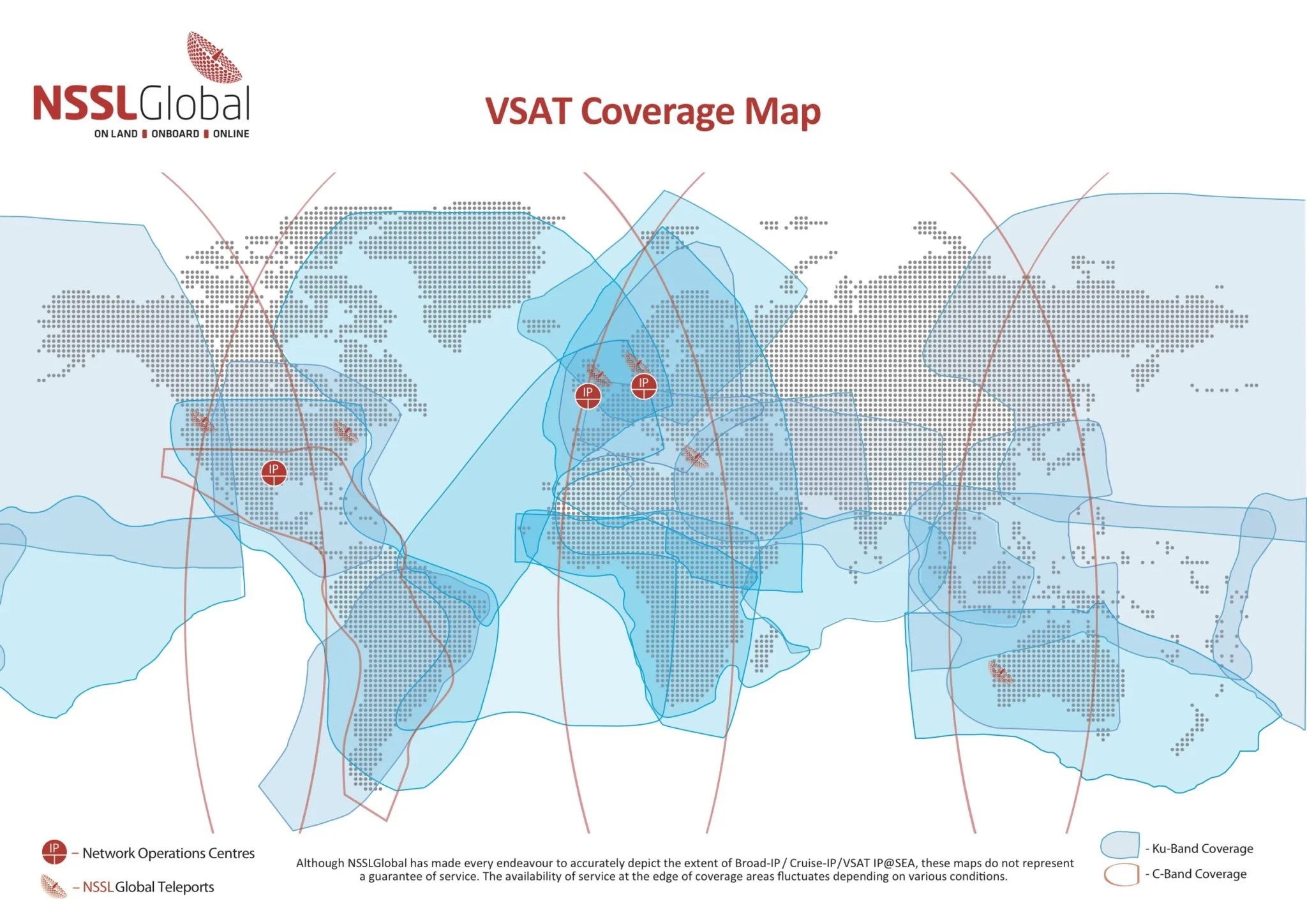 NSSLGlobal Adds New Beams From Gazprom And Intelsat Via Satellite NSSLGlobal VSAT Single Beam Coverage Map 