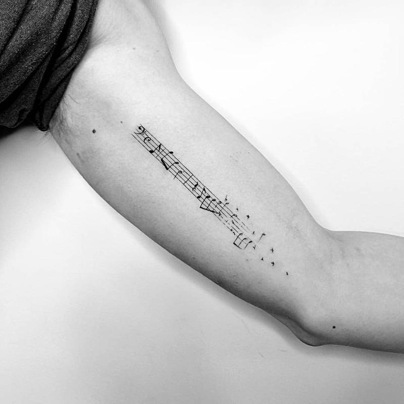 60+ Best Music Tattoos To Show Off Your Love For Good Tunes - Saved Tattoo 800_x_800_jpg