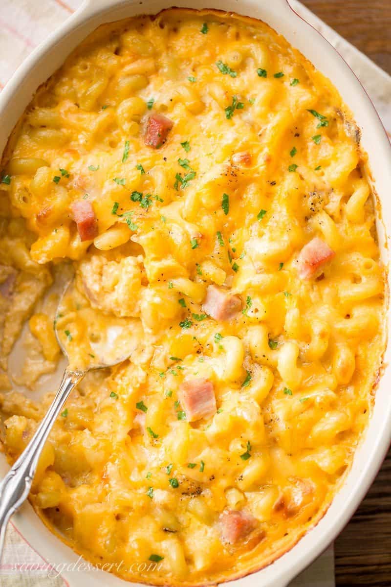 pic Baked Macaroni And Cheese With Ham baked macaroni and cheese with ham