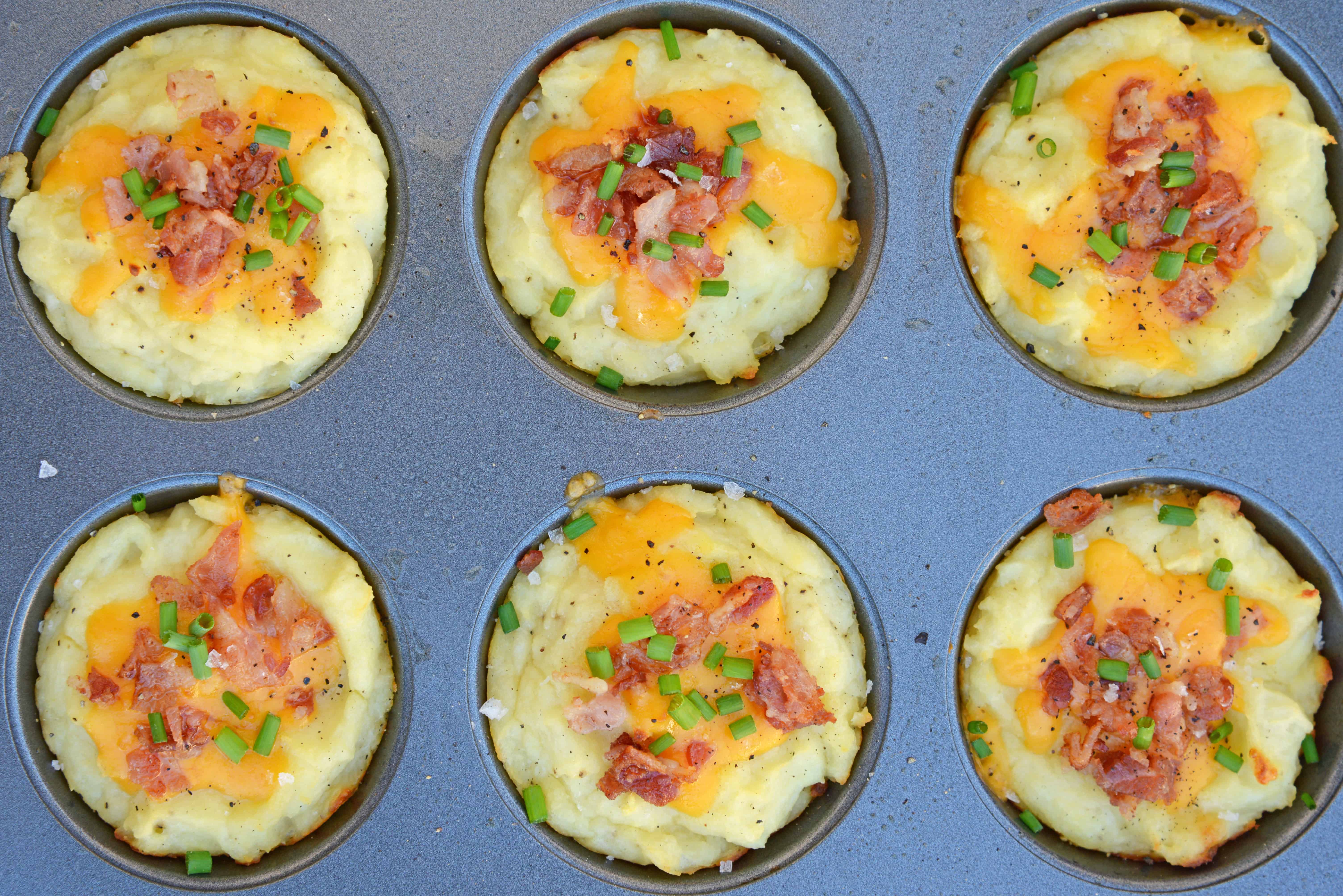 loaded mashed potato cups - best way to use leftover mashed potatoes on leftover mashed potato recipes australia