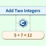 C Program To Add Two Integers - Scaler Topics